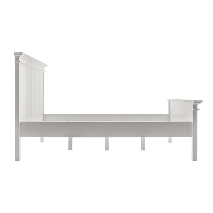 NovaSolo Halifax Queen Size Bed White BQU001