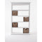 NovaSolo Halifax Room Divider with Basket Set White CA603