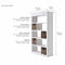 NovaSolo Halifax Room Divider with Basket Set White CA603