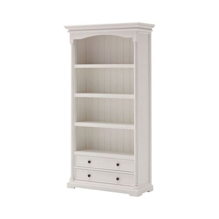 NovaSolo Provence Bookcase in Classic White Finish CA607