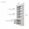 NovaSolo Halifax Single-Bay Hutch Unit White CA612