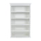 NovaSolo Halifax Bookcase with 5 Shelves in Classic White CA634