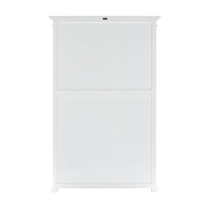 NovaSolo Halifax Bookcase with 5 Shelves in Classic White CA634