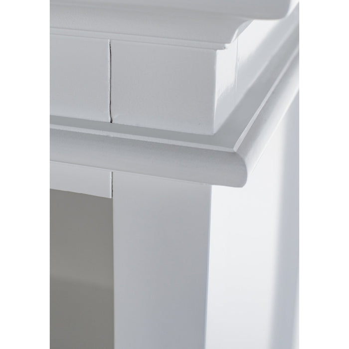 NovaSolo Halifax Bookcase with 5 Shelves in Classic White CA635