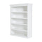 NovaSolo Halifax Bookcase with 5 Shelves in Classic White CA635