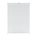 NovaSolo Halifax Bookcase with 5 Shelves in Classic White CA635