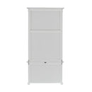 NovaSolo Halifax Single-Bay Hutch Cabinet In Classic White CA636