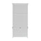 NovaSolo Halifax Single-Bay Hutch Cabinet In Classic White CA636