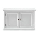 NovaSolo Halifax Single-Bay Hutch Cabinet In Classic White CA636