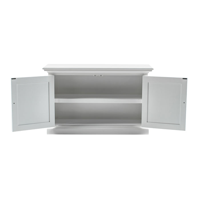 NovaSolo Halifax Single-Bay Hutch Cabinet In Classic White CA636