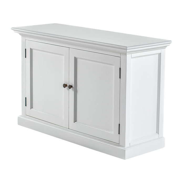 NovaSolo Halifax Single-Bay Hutch Cabinet In Classic White CA636