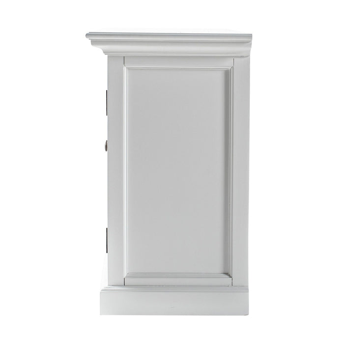 NovaSolo Halifax Single-Bay Hutch Cabinet In Classic White CA636