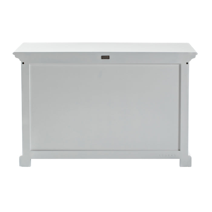 NovaSolo Halifax Single-Bay Hutch Cabinet In Classic White CA636