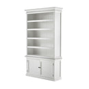 NovaSolo Halifax Single-Bay Hutch Cabinet In Classic White CA637