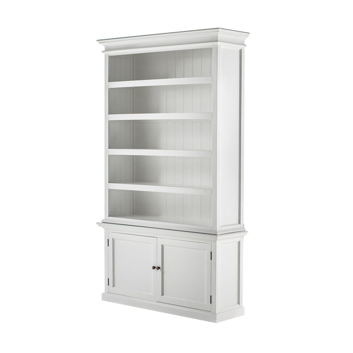 NovaSolo Halifax Single-Bay Hutch Cabinet In Classic White CA637