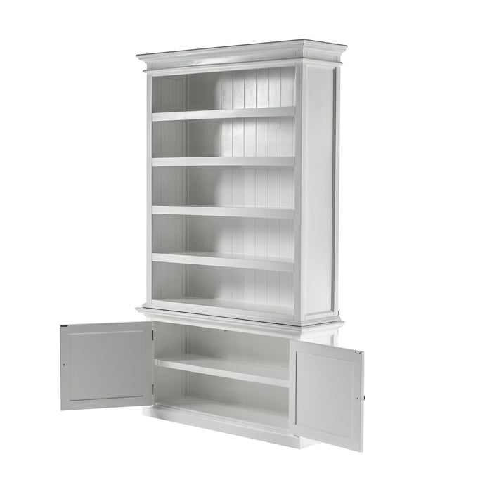 NovaSolo Halifax Single-Bay Hutch Cabinet In Classic White CA637