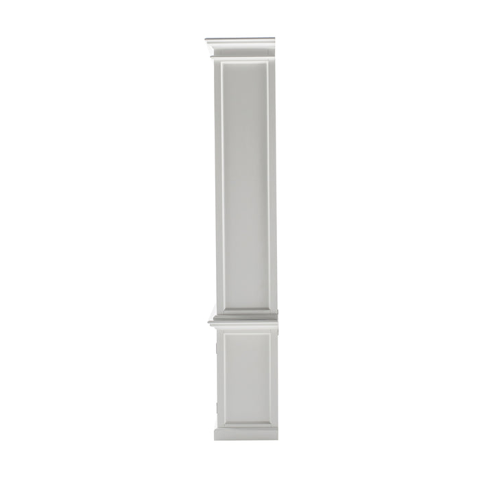 NovaSolo Halifax Single-Bay Hutch Cabinet In Classic White CA637