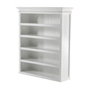 NovaSolo Halifax Single-Bay Hutch Cabinet In Classic White CA637