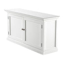 NovaSolo Halifax Single-Bay Hutch Cabinet In Classic White CA637