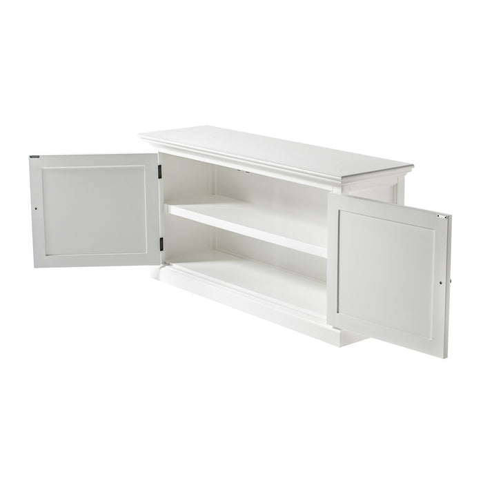 NovaSolo Halifax Single-Bay Hutch Cabinet In Classic White CA637