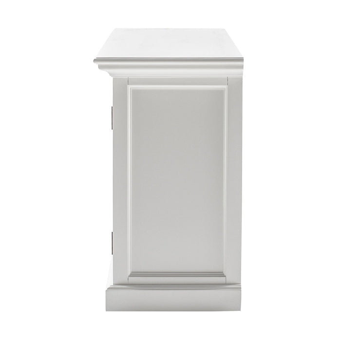 NovaSolo Halifax Single-Bay Hutch Cabinet In Classic White CA637