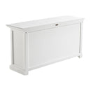 NovaSolo Halifax Single-Bay Hutch Cabinet In Classic White CA637