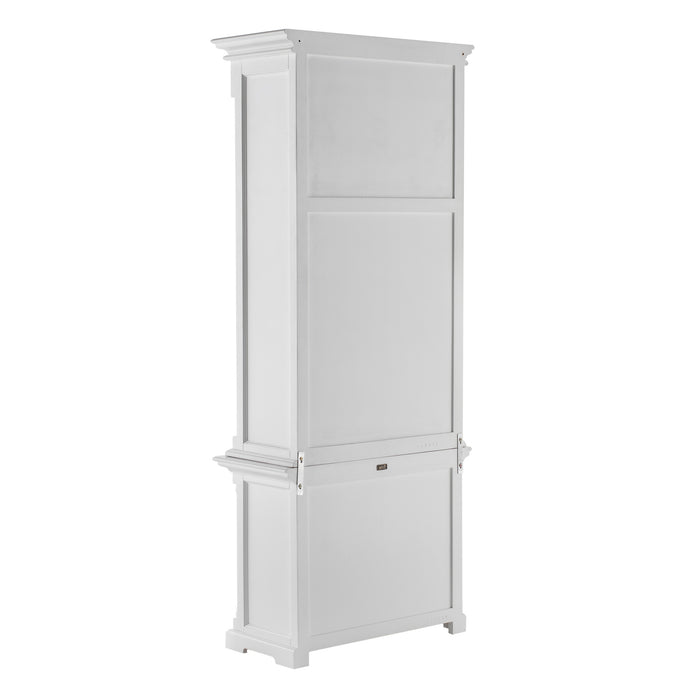 NovaSolo Provence Single-Bay Hutch Unit in Classic White CA638