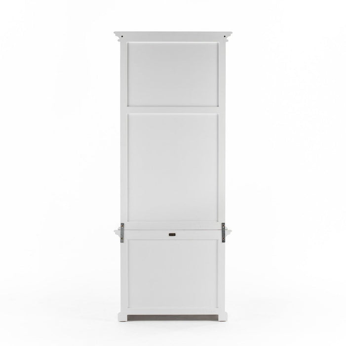 NovaSolo Provence Single-Bay Hutch Unit in Classic White CA638