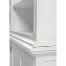 NovaSolo Skansen Double-Bay Hutch Unit in Classic White CA643