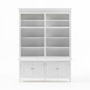 NovaSolo Skansen Double-Bay Hutch Unit in Classic White CA643