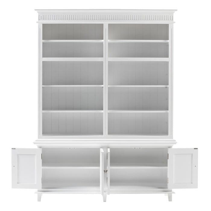 NovaSolo Skansen Double-Bay Hutch Unit in Classic White CA643