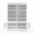 NovaSolo Skansen Double-Bay Hutch Unit in Classic White CA643