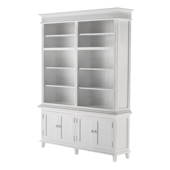 NovaSolo Skansen Double-Bay Hutch Unit in Classic White CA643