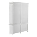 NovaSolo Skansen Double-Bay Hutch Unit in Classic White CA643