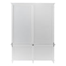 NovaSolo Skansen Double-Bay Hutch Unit in Classic White CA643