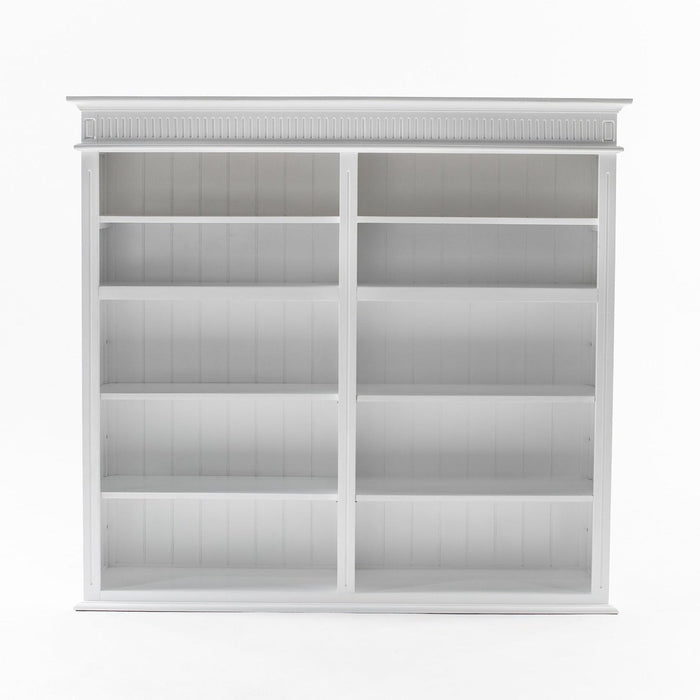 NovaSolo Skansen Double-Bay Hutch Unit in Classic White CA643