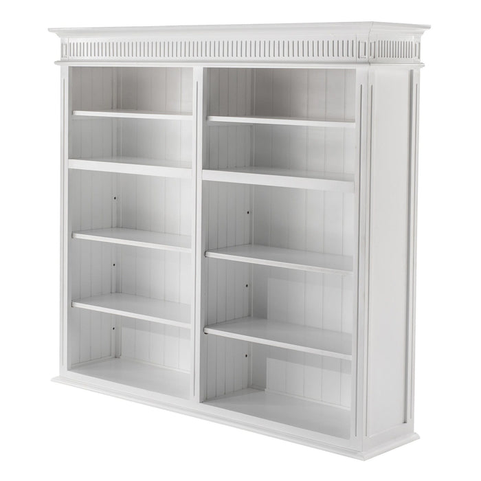 NovaSolo Skansen Double-Bay Hutch Unit in Classic White CA643