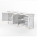 NovaSolo Skansen Double-Bay Hutch Unit in Classic White CA643