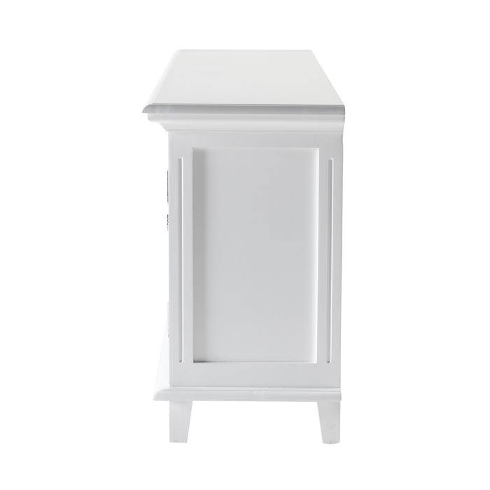 NovaSolo Skansen Double-Bay Hutch Unit in Classic White CA643