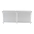 NovaSolo Skansen Double-Bay Hutch Unit in Classic White CA643