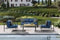 Whiteline Modern Living Andrea 4-Piece Outdoor Seating COL1833