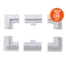 Rich Solar Corner Bracket Mounts | Set of 6 Brackets for Solar Panel Mounting | Designed for RICH SOLAR MEGA Series Solar Panels | Easy to Install