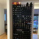 KingsBottle Custom Built Wine Rack | Black Onyx Finish | Un-Assembled WRTB-CS0101