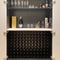 KingsBottle Custom Built Wine Rack | Black Onyx Finish | Un-Assembled WRTB-CS0101