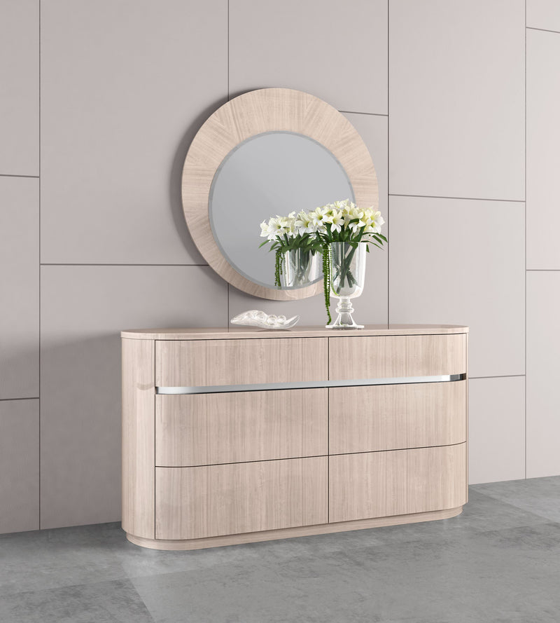 Whiteline Modern Living Waves Dresser DR1753