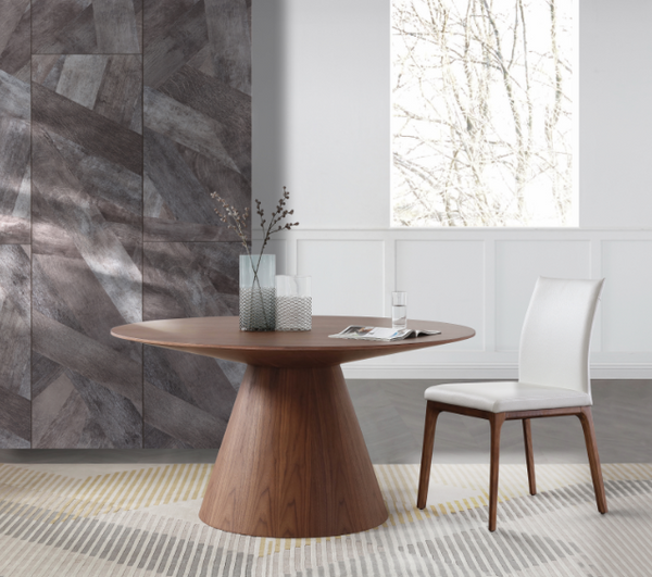 Whiteline Modern Living Norfolk Round Dining Table DT1609