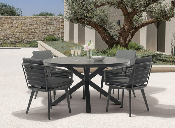 Whiteline Modern Living Kassey Outdoor Round Dining Table DT1835