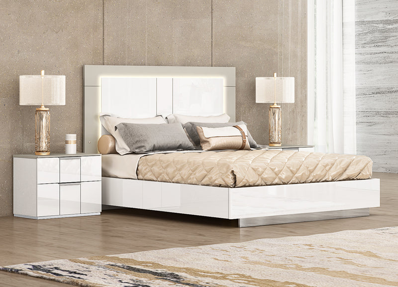 Whiteline Modern Living Daisy King Bed BK1723