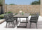 Whiteline Modern Living Doris Rectangular Outdoor Dining Table DT1836