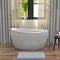 Empava 59" Freestanding Japanese-Style Air Massage Bathtub with Reversible Drain EMPV-59JT011